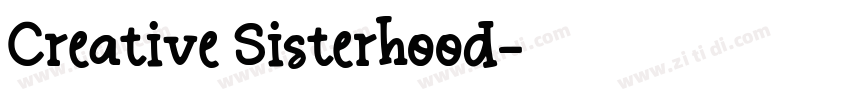 Creative Sisterhood字体转换